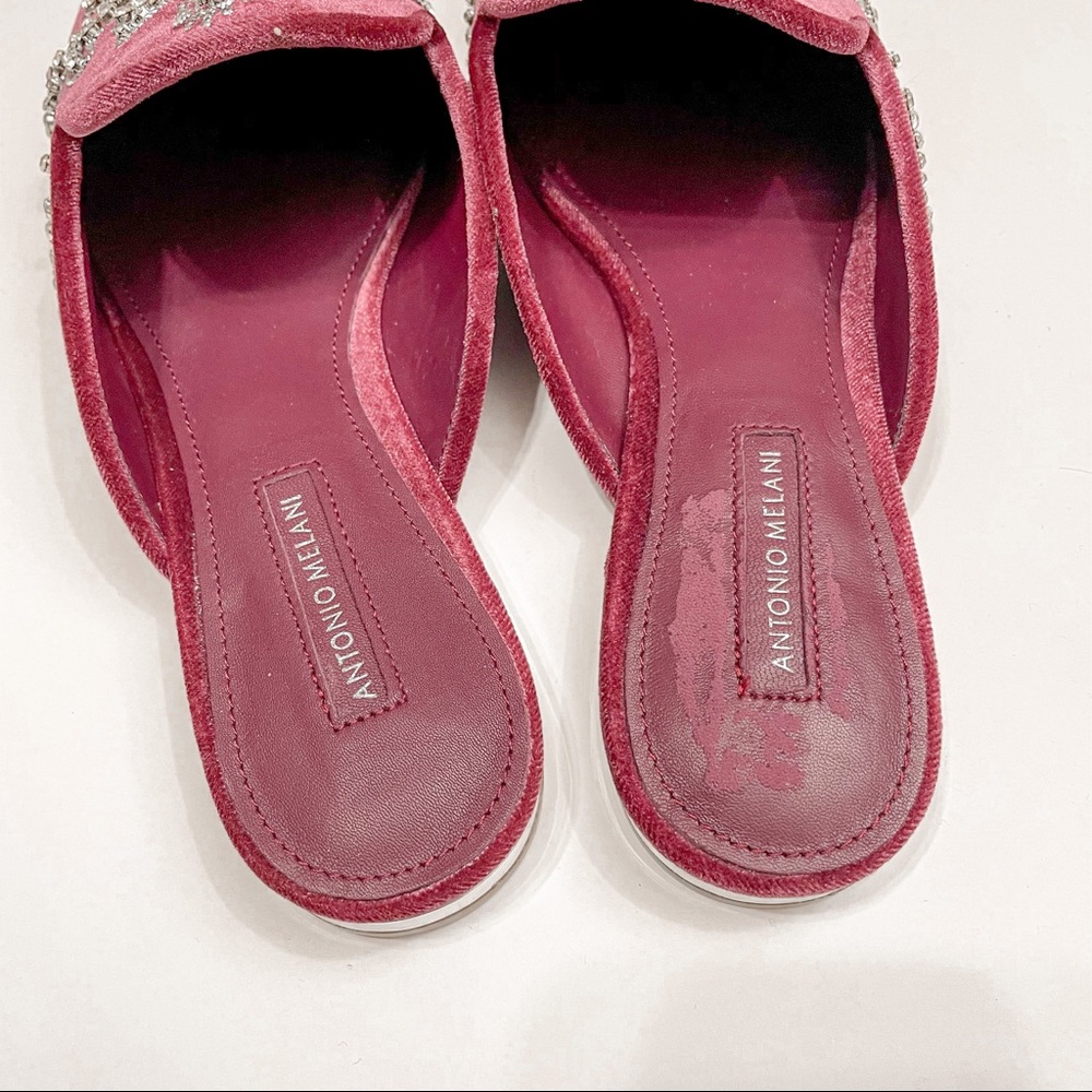 Antonio Melani Velvet Women's Oguna Beaded Mules - Picture 11 of 15